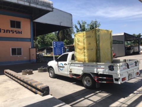 บริการจัดส่งเครื่องอัดลม-อุปกรณ์ควบคุม