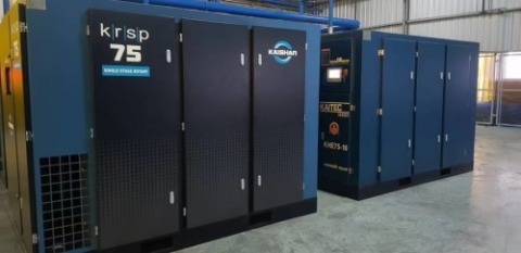 เครื่องอัดลมแบบสกรู รุ่น KRSP Series